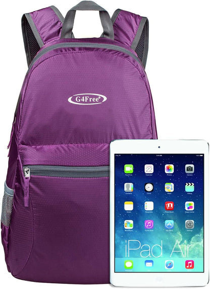 G4Free 20L Lightweight Packable Backpack Foldable Travel Hiking Daypack for Men and Women