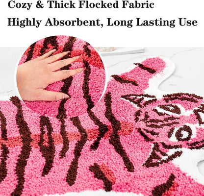 Funny Tiger Bath Mat - A Cute and Practical Addition to Your Bathroom