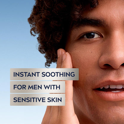 NIVEA MEN Sensitive Haut After Shave Balsam, After Shave für Männer mit empfindlicher Haut, ohne austrocknenden Alkohol, Aftershave beruhigt und schützt sofort, dermatologisch getestete Hautpflege, 2 x 100 ml