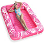Jasonwell 4 in 1 Inflatable Tanning Pool Lounger Float - Sunbathing Lounge Floatie Raft Toys, Water Filled Tanning Bed Mat Pad Blow Up Kiddie Pool with Ball Pit for Adult, Kids (L)