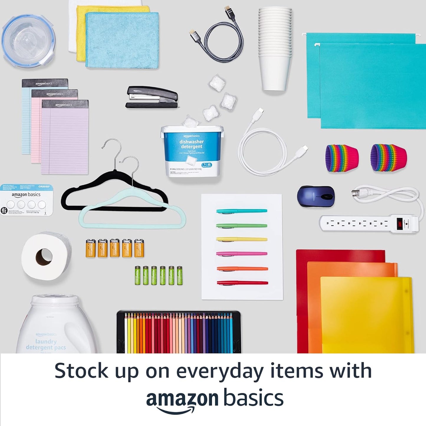 Amazon Basics Samtkleiderbügel für Anzüge – 30er-Pack, Schwarz