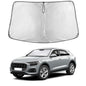 EcoNour Car Windshield Sunshade | Blocks 99% Heat & Keeps Interior Cool | Universal Fits Cars, SUVs, Trucks | Automotive Sun Screen, Visor & Car Accessories for Summer | Medium (64x32 Inches)