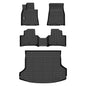 GINOWY-Floor Mats for Toyota 4Runner 1996-2002,1st+2nd Row,TPE All Weather Car Mats Custom Fit Rubber Floor Liners Car Accessories for Toyota 4Runner