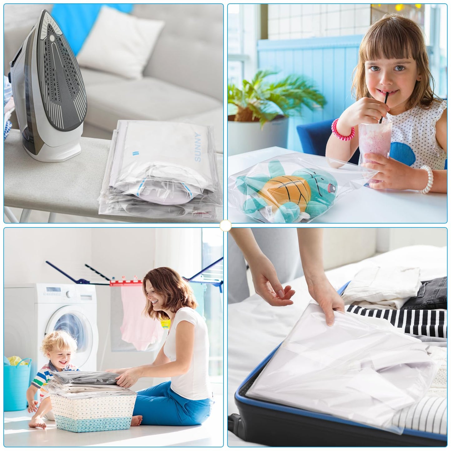 Aubeco 5x7 Zoll 240 Stück selbstklebende, transparente Cellophanbeutel, Klebebeutel für Kekse und Leckereien zum Selbermachen, für kleine Produkte, Lebensmittel und Geschenkverpackungen