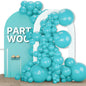 PartyWoo White Balloons 155pcs Different Sizes Pack of 18 12 10 5 Inch Matte White Latex Balloon Arch Kit Garland for Wedding Bridal Graduation Baby Shower Birthday Party Decorations White-Y13