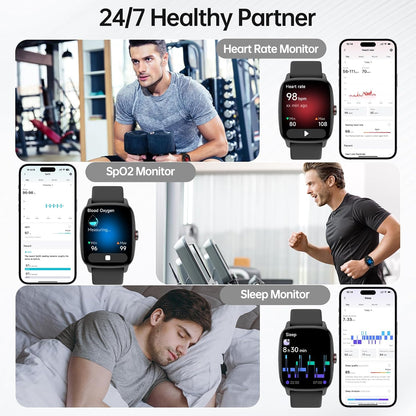 Smart Watch for Men Women, Bluetooth Call Smartwatch with AI Voice
