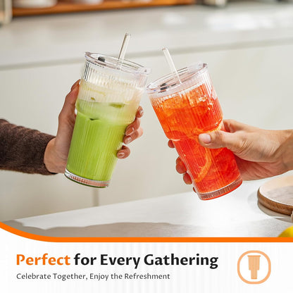 VA1KENE Glass Cups with Lids and Straws: A Game-Changer for Your Daily Drink