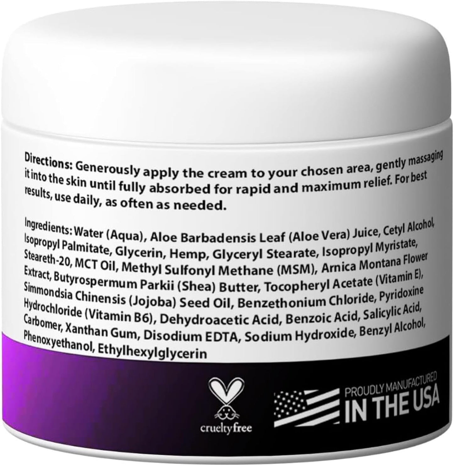 Medical Miracles 10,000mg Hemp Cream - High Potency Topical Formula - 4oz (120ml) Jar - Fast-Absorbing & Non-Greasy Moisturizing Cream with Natural Botanicals
