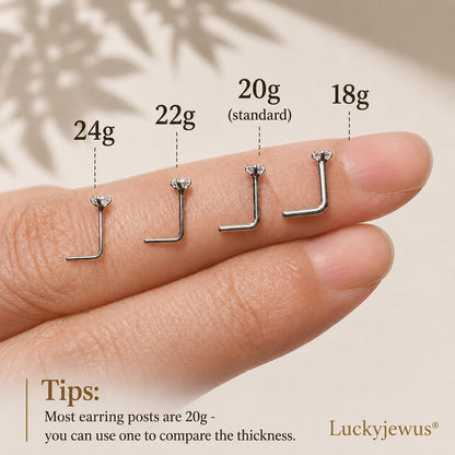 LuckyJewus Sterling Silver Nose Rings: A Subtle yet Luxurious Touch