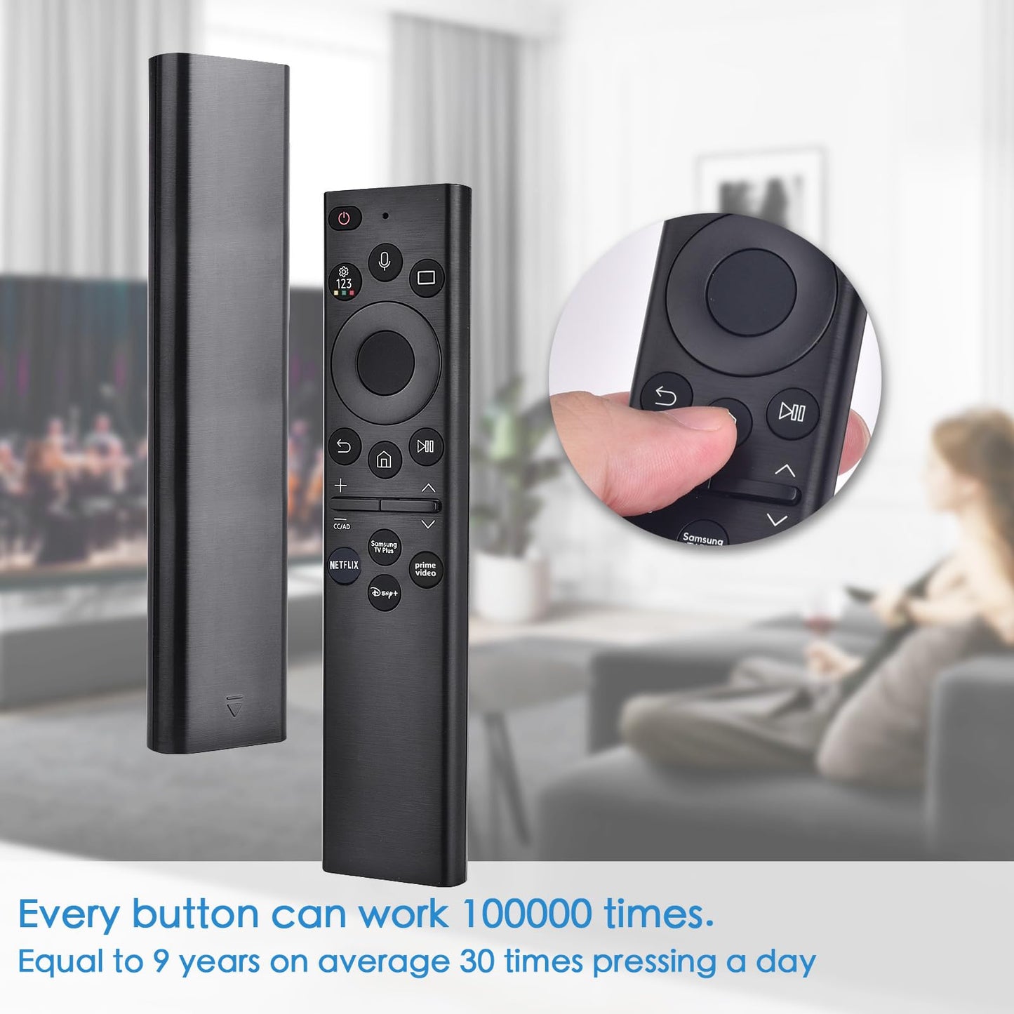Replacement for Apple TV Remote,for Apple 4K/ Gen 1 2 3 4/ HD,A2169 A1842 A1625 A1427 A1469 A1378 A1218