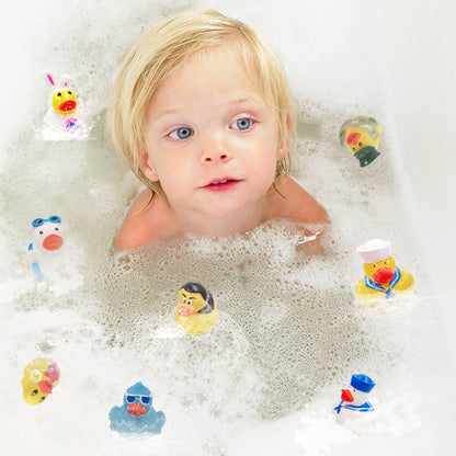 XY-WQ Rubber Duck 150 Pack for Jeeps Bath Toy Assortment - 2.3 Inch Bulk Floater Duck for Kids - Baby Showers Accessories - Party Favors, Birthdays, Bath Time, and More (50 Varieties)
