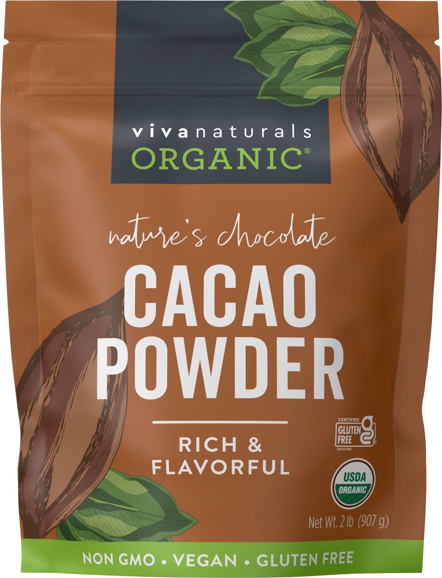 Cacao Powder2 Pound (Pack of 1)