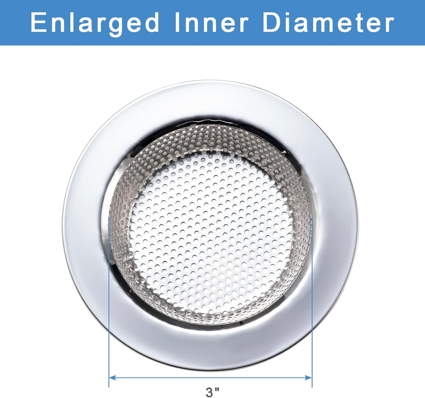 Honmein 2 Pcs Sink Strainer: A Game-Changer for Kitchen Sink Organization
