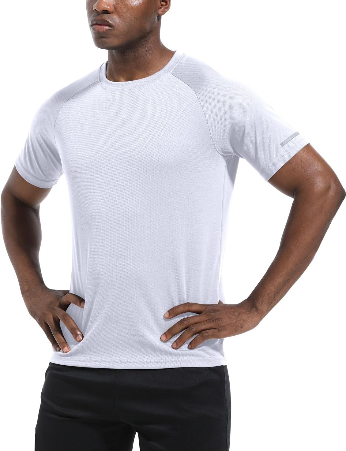 Boyzn 1er, 3er, 5er oder 7er Pack Herren-Trainings-Laufshirts, Dry Fit feuchtigkeitsableitendes T-Shirt, Gym Sport Kurzarm-T-Shirts