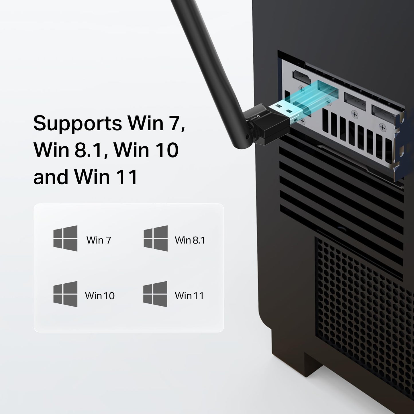 TP-Link USB Bluetooth Adapter for PC - Bluetooth 5.4 Dongle Receiver, Plug and Play, Nano Design, EDR & BLE, Supports Windows 11/10/8.1/7 for Desktop, Laptop, Keyboard, Mouse, etc (UB500)