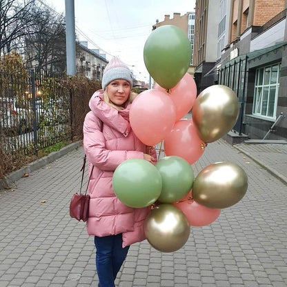 Pastellrosa und lilafarbene Ballons, 12-Zoll-Metallic-Lila-Flieder-Pink-Konfetti-Ballon-Set für Mädchen, Frauen, Kpop, Schmetterling-Geburtstag, Babyparty, Brautparty, Hochzeit, Prinzessin, Disco, Musikparty-Dekorationen