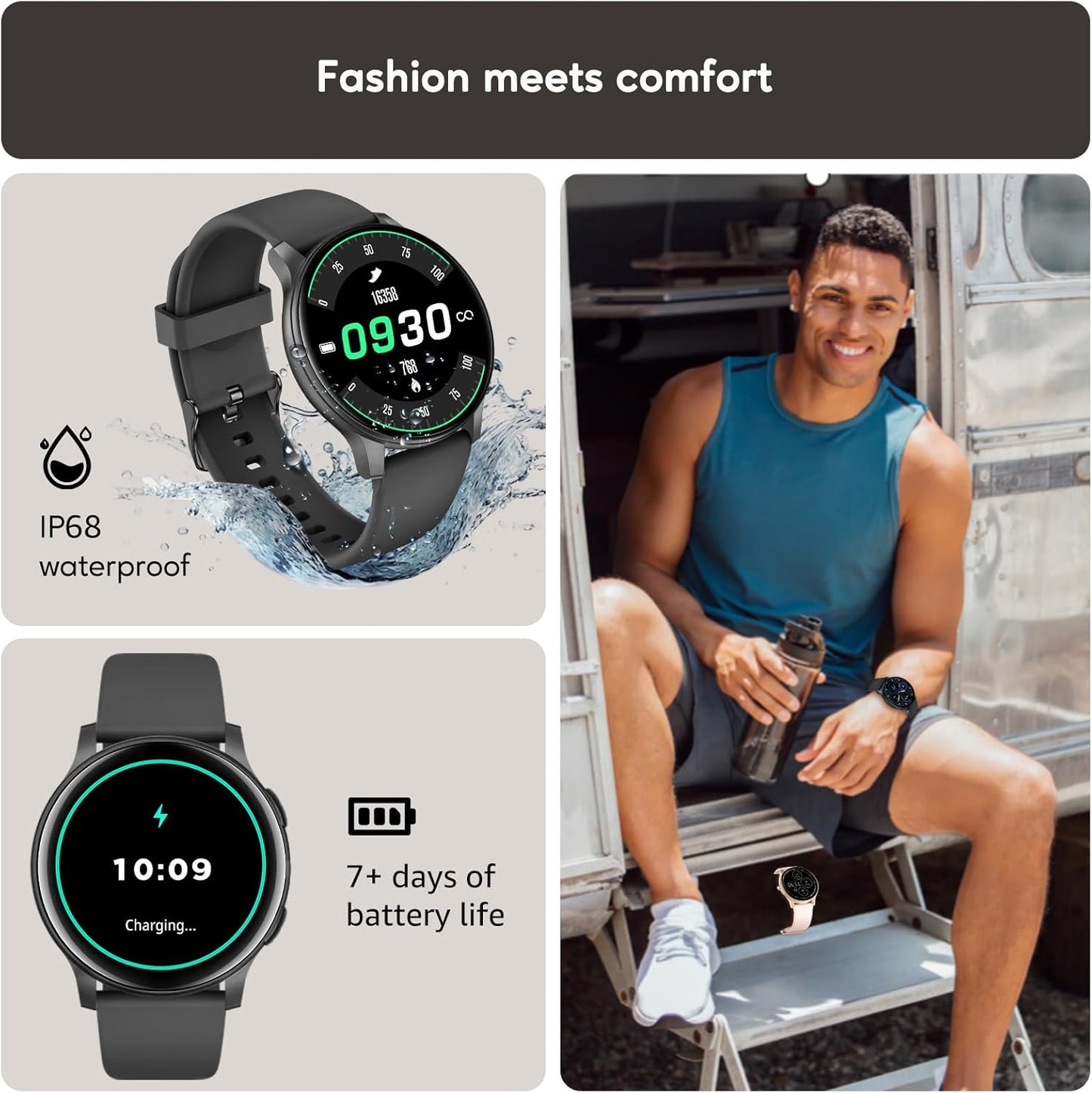 Smart Watch for Men Women - A Comprehensive Fitness Companion