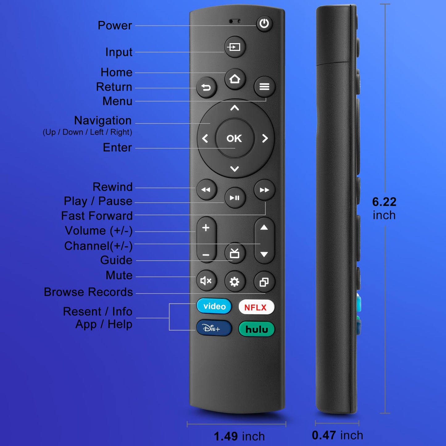 Magic Remote for LG-Smart-TV-Remote-Control-Replacement with Pointer and Voice Function,Compatible with LG 2021/2022/2023/2024 UHD OLED QNED NanoCell 4K 8K Smart TV