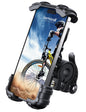 Lamicall Bike Phone Holder, Motorcycle Mount - Motorcycle Phone Holder, Handlebar Cell Phone Clamp, E-Bike Scooter Phone Clip for iPhone 17 Air Pro Max, 16 15 Plus, S20, 4.7 to 6.8" Smartphones