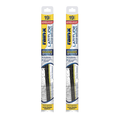 Rain-X 810363 Repellency Water Repellent Wiper Blades, 22" Windshield Wipers (Pack of 2), All Weather Streak-Free for Enhanced Visibility w/Water Repellency Formula [Amazon Exclusive]