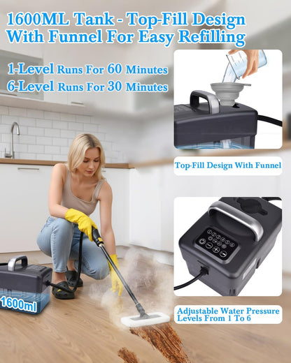 Mecmic Steam Cleaner for Home - A Game-Changer for Deep Cleaning