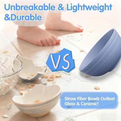 Quatish 10 PCS Unbreakable Cereal Bowls: A Game-Changer for Mealtime