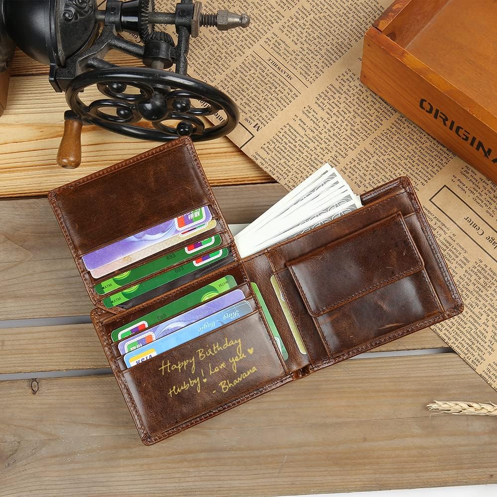 Custom Engraved Wallet for Men: A Meaningful Gift