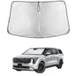EcoNour Car Windshield Sunshade | Blocks 99% Heat & Keeps Interior Cool | Universal Fits Cars, SUVs, Trucks | Automotive Sun Screen, Visor & Car Accessories for Summer | Medium (64x32 Inches)