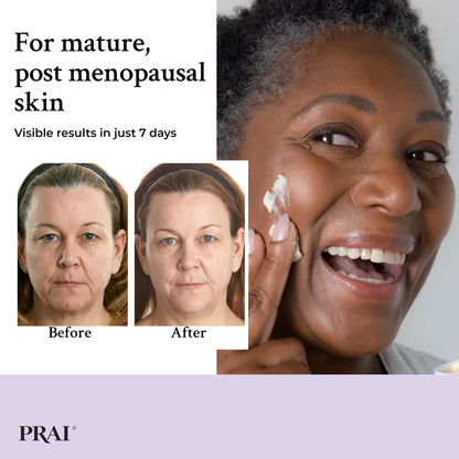PRAI Platinum Firm & Lift Night Creme 50ml - Nourishing & Hydrating Overnight Moisturiser With Platinum, Shea Butter, Vitamin A - Plumps, Firms, Brightens - Reduces Appearance Of Wrinkles & Fine Lines