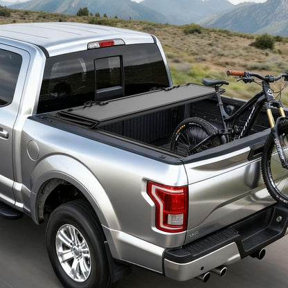 VEVOR Weiche aufrollbare Ladeflächenabdeckung, kompatibel mit 2019–2024 Dodge Ram 1500 Classic, 2003–2025 Ram 2500 3500, passend für 1,95 m (6 Fuß 4 Zoll/76 Zoll) Ladefläche, PVC-Abdeckung mit Aluminiumlegierungsstangen