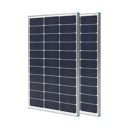 Renogy 100W Solar Panel N-Type, 12V 100 Watt Solar Panel 16BB 25% High-Efficiency, N-Type Solar Panels for RV Marine Boat Trailer Camper Rooftop Farm and Other Off-Grid System