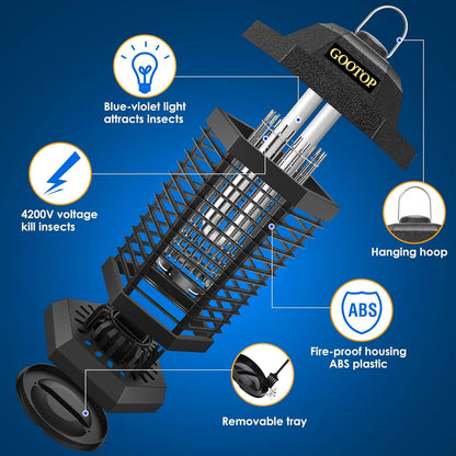 GOOTOP Bug Zapper Outdoor Review: Effective Mosquito and Fly Control