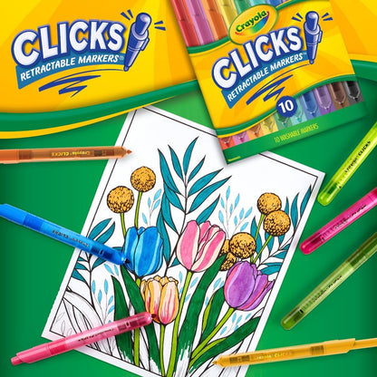 Crayola Clicks Retractable Tip Markers: A Game-Changer for Kids' Art Supplies