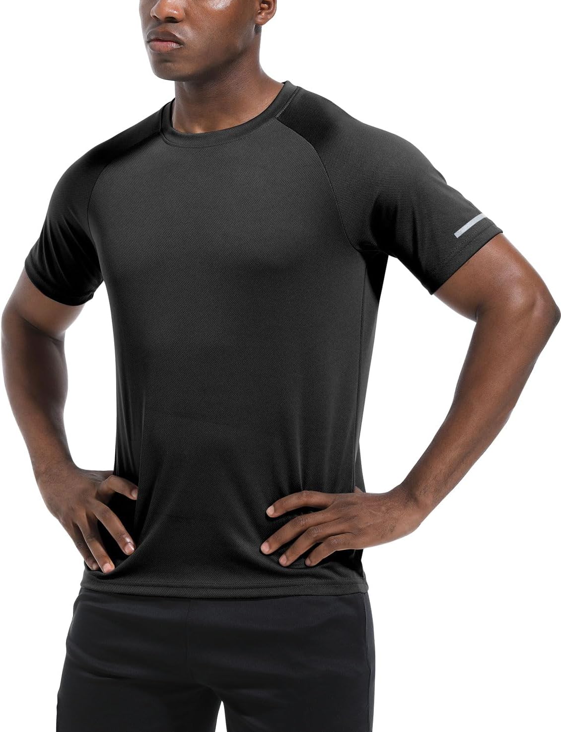 Boyzn 1er, 3er, 5er oder 7er Pack Herren-Trainings-Laufshirts, Dry Fit feuchtigkeitsableitendes T-Shirt, Gym Sport Kurzarm-T-Shirts