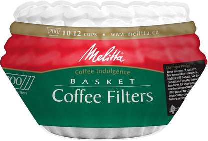 Melitta 629400 Filtertüten Korbfilter 100er Pack im Polybeutel, Grün