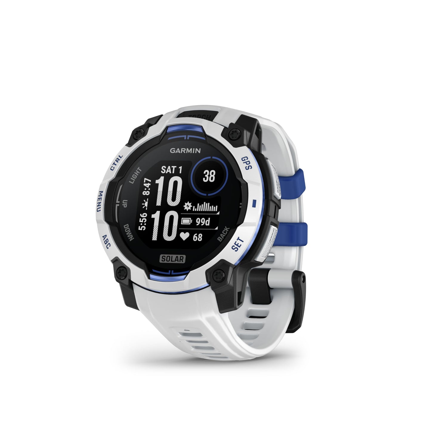Garmin Instinct® 3 45mm, AMOLED Display, Rugged Outdoor GPS Smartwatch, Metal-Reinforced Bezel, Built-in Flashlight, Up to 18 Days of Battery Life, Black