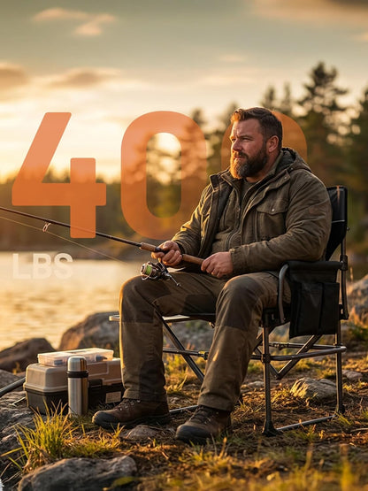 TIMBER RIDGE Heavy Duty Camping Chair: A Game-Changer for Outdoor Enthusiasts