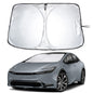 EcoNour Car Windshield Sunshade | Blocks 99% Heat & Keeps Interior Cool | Universal Fits Cars, SUVs, Trucks | Automotive Sun Screen, Visor & Car Accessories for Summer | Medium (64x32 Inches)