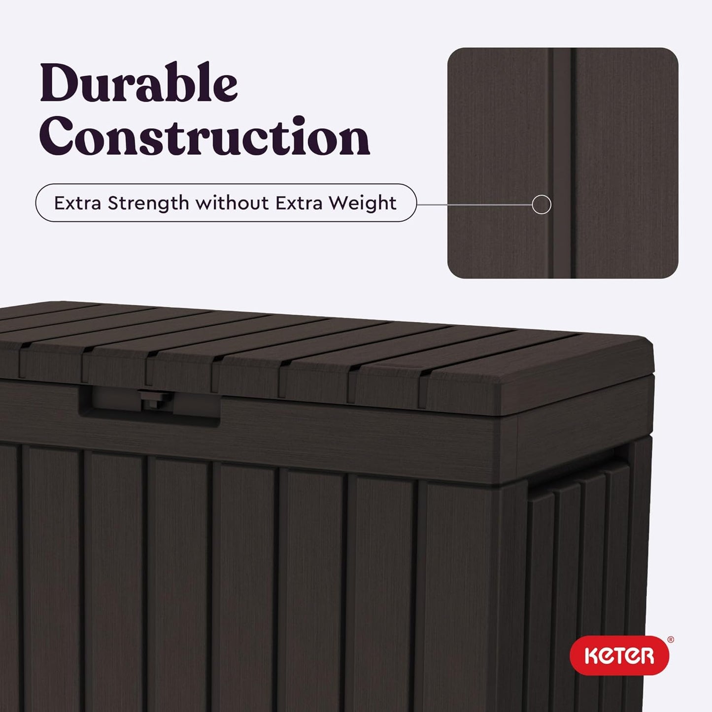 Keter Kentwood 50 Gallon Resin Deck Box Review