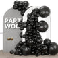 PartyWoo White Balloons 155pcs Different Sizes Pack of 18 12 10 5 Inch Matte White Latex Balloon Arch Kit Garland for Wedding Bridal Graduation Baby Shower Birthday Party Decorations White-Y13