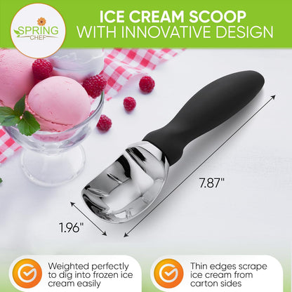 Spring Chef Heavy Duty Ice Cream Scoop: A Game-Changer for Dessert Lovers