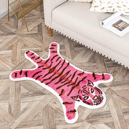 Funny Tiger Bath Mat - A Cute and Practical Addition to Your Bathroom