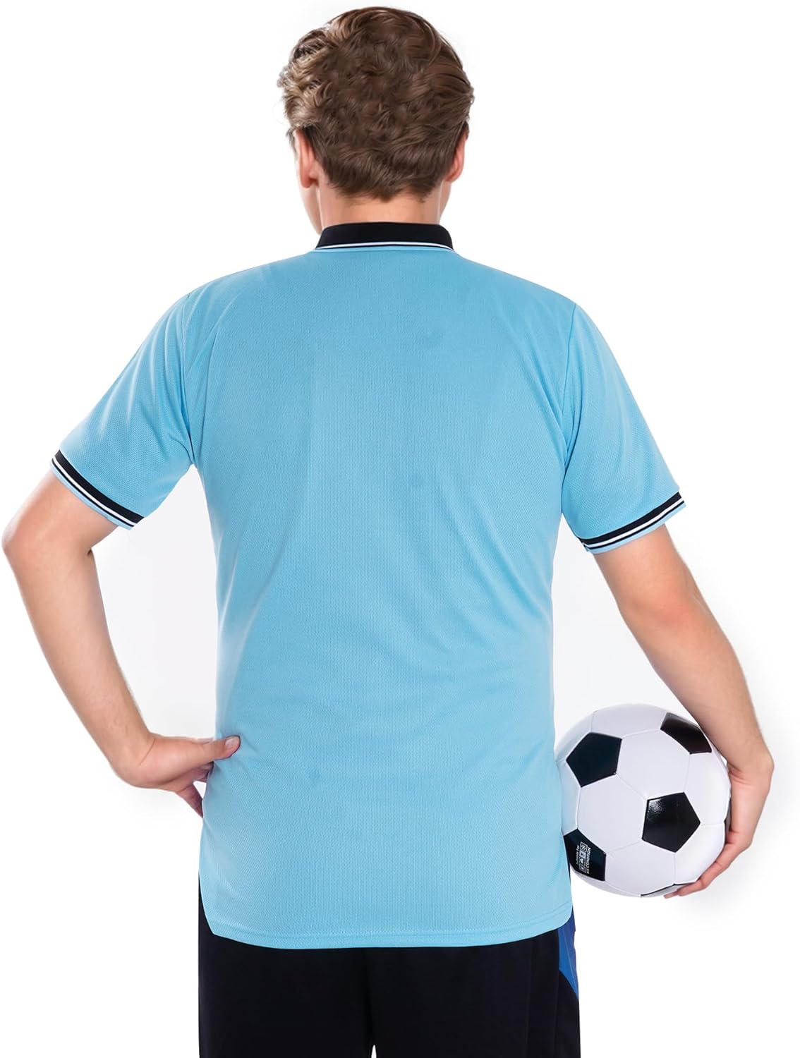 Dxhycc Herren Baseball und Softball Umpire Shirt Kurzarm Polo Schiedsrichter Hemd Umpire Trikot Uniform