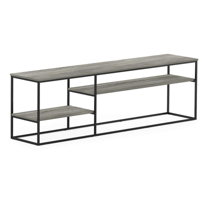 Furinno TOMI TV Stand, 5-Cube Entertainment Center with Open Shelf, Reversible TV Console, for Living Room, Bedroom, Home Office, Green