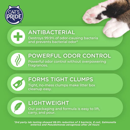 Cat's Pride NEW Antibacterial Cat Litter: A Game-Changer for Odor Control