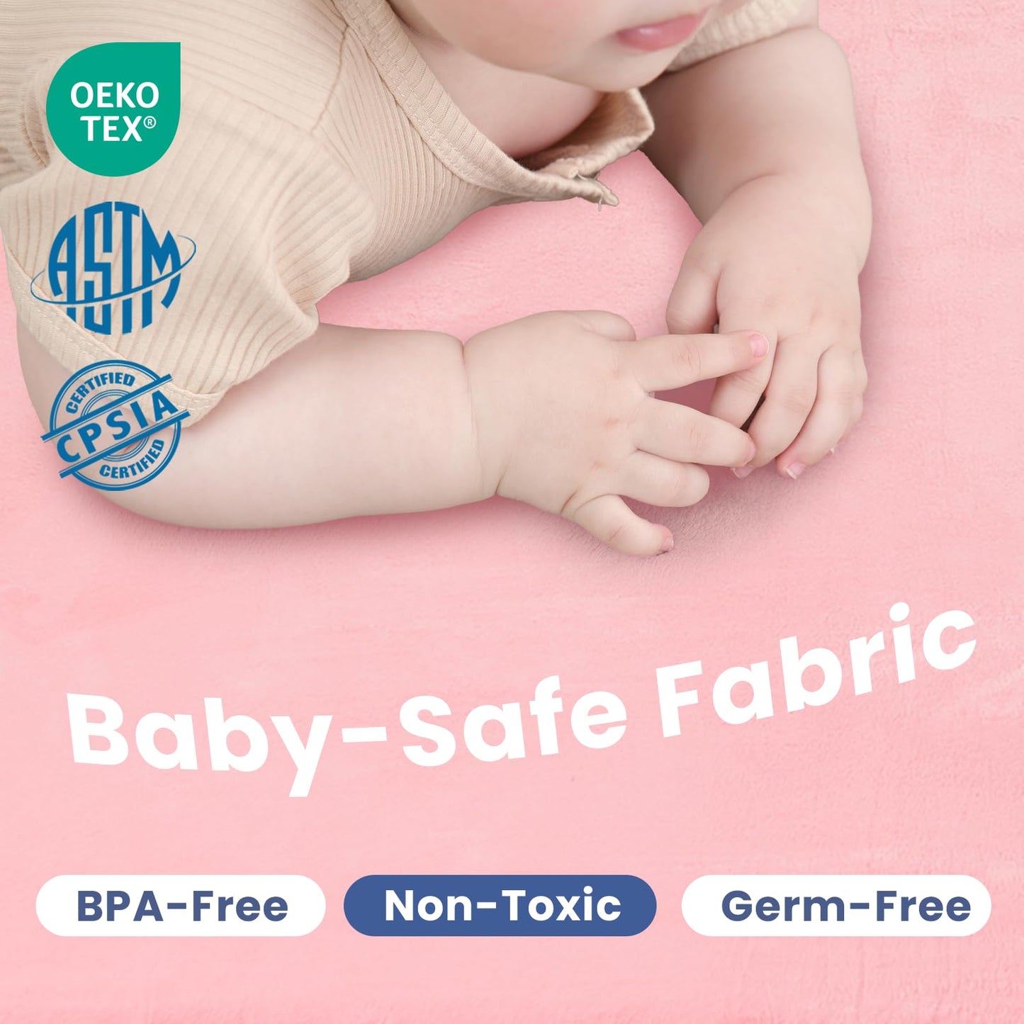 Huloo Sleep Ultra Soft Baby Spielmatte für den Boden, 3,3 cm dicke Elasti-Foam 127x127 cm Laufgittermatte für Kleinkinder, rutschfeste Rückseite, sicher zum Krabbeln und für die Bauchlage, Tatami-Stil (Dunkelgrau)
