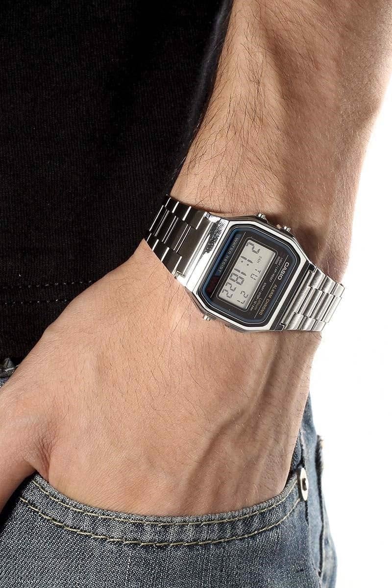 Casio Men's A158W-1 Classic Watch Black