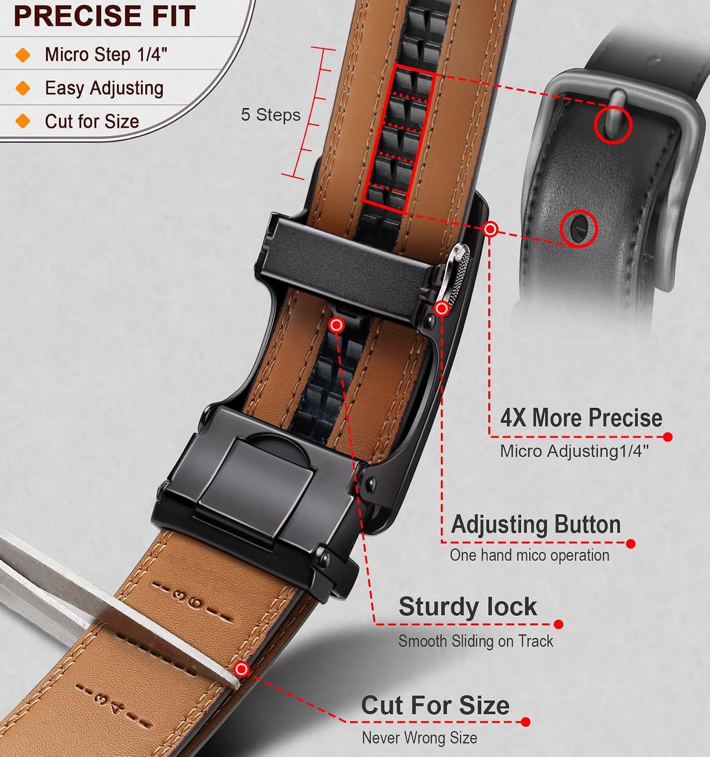 BULLIANT Mens Ratchet Belt: A Game-Changer for Your Wardrobe
