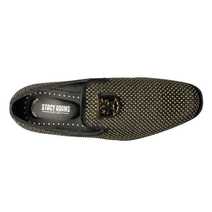 Stacy Adams Men's Swagger Studded Ornament Slip-on Driving Style Loafer