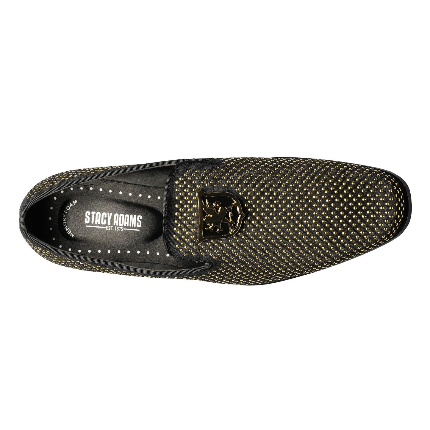 Stacy Adams Men's Swagger Studded Ornament Slip-on Driving Style Loafer